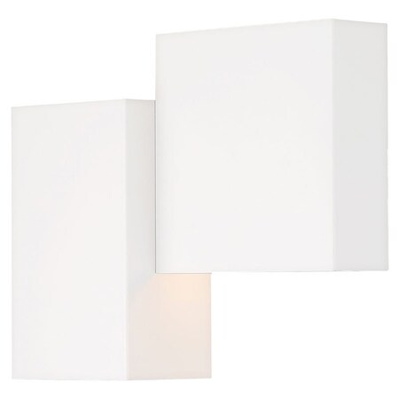 ACCESS LIGHTING Madrid, BiDirectional LED Wall Sconce, Matte White Finish, Acrylic Lens Metal 52181LEDD-MWH/ACR